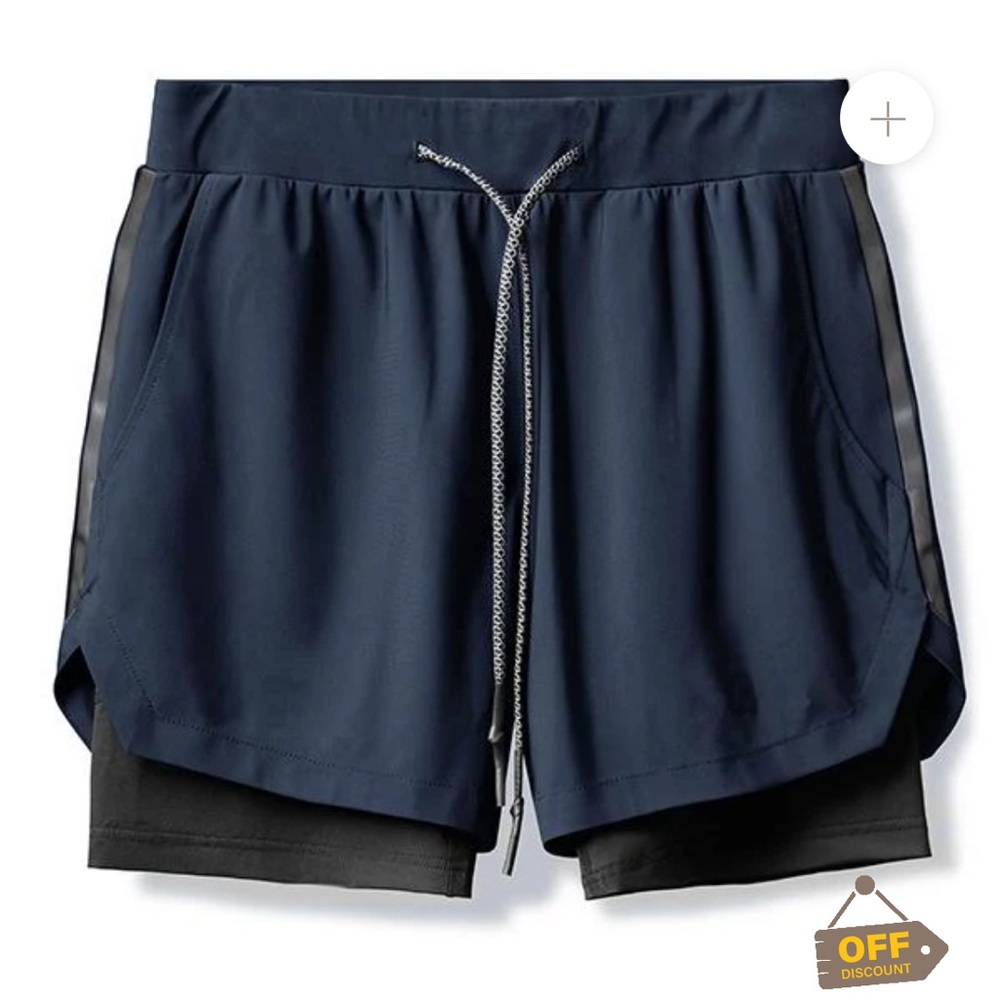 Manly TShirt 2in1 Athletic Shorts